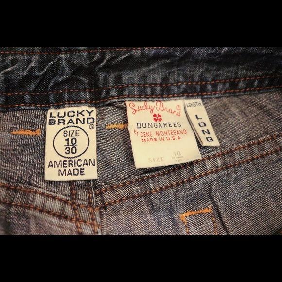 NWT wmns vintage Lucky Brand Jeans dungarees 10/30 - Picture 6 of 7
